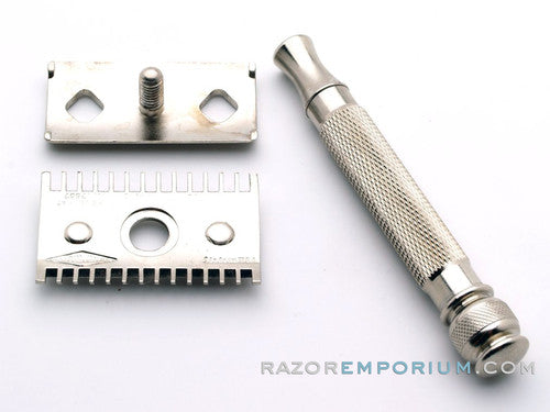 1930's Gillette Goodwill DE Safety Razor w/ Replica Handle