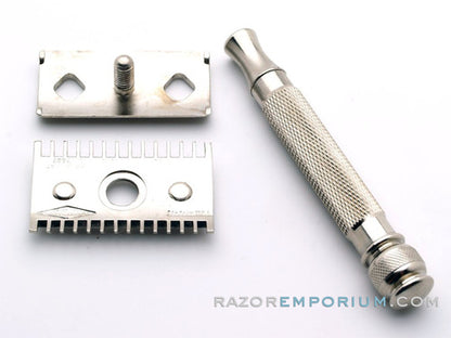 1930's Gillette Goodwill DE Safety Razor w/ Replica Handle