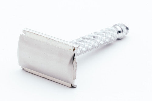 1980's Gillette British Armed Forces Falkland War Spiral Tech DE Safety Razor Made in U.K.
