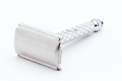 1980's Gillette British Armed Forces Falkland War Spiral Tech DE Safety Razor Made in U.K.