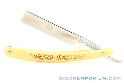 9/16" J.A. Henckels #124 Straight Razor w/ Case & Instructions | Solingen, Germany