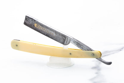 5/8" Vintage Restored I-XL Geo Wostenholm & Sons Straight Razor Set