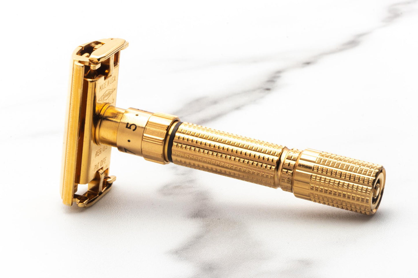 1958 D1 Gillette Executive Fatboy Adjustable Safety Razor Set | Original Condition