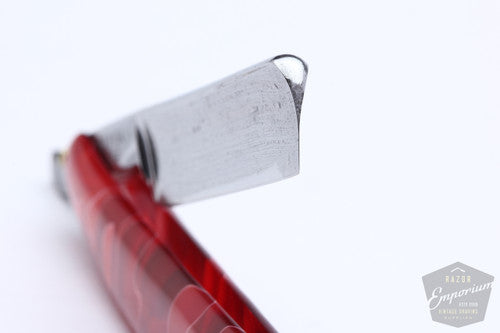 6/8" #133 Red Imp By Case | Hollow Ground Custom Scales USA