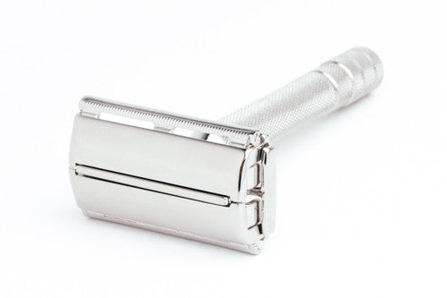 1950 V3 Gillette Super Speed Double Edge Safety Razor | Factory Nickel Revamp