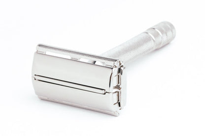 1950 V3 Gillette Super Speed Double Edge Safety Razor | Factory Nickel Revamp