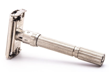 1966 L3 Gillette Slim Aristocrat Adjustable Double Edge Safety Razor | Original Condition