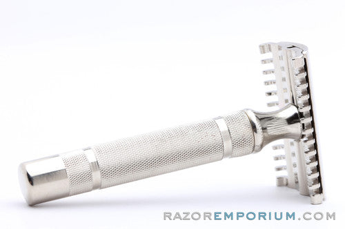1930's Gillette NEW Long Comb Safety Razor Set | Factory Nickel Revamp
