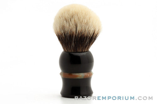 Artisan Badger Black & Jade Shave Brush - 30mm