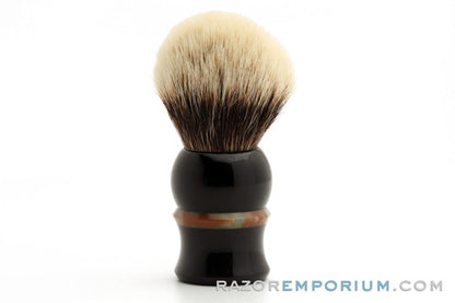 Artisan Badger Black & Jade Shave Brush - 30mm