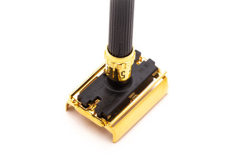 1978 Gillette Super Adjustable "Black Beauty" Y1 | 24K Gold Revamp