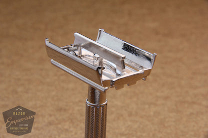 Gillette 1958 T.V. Super Speed Safety Razor D1* Rhodium REVAMPED