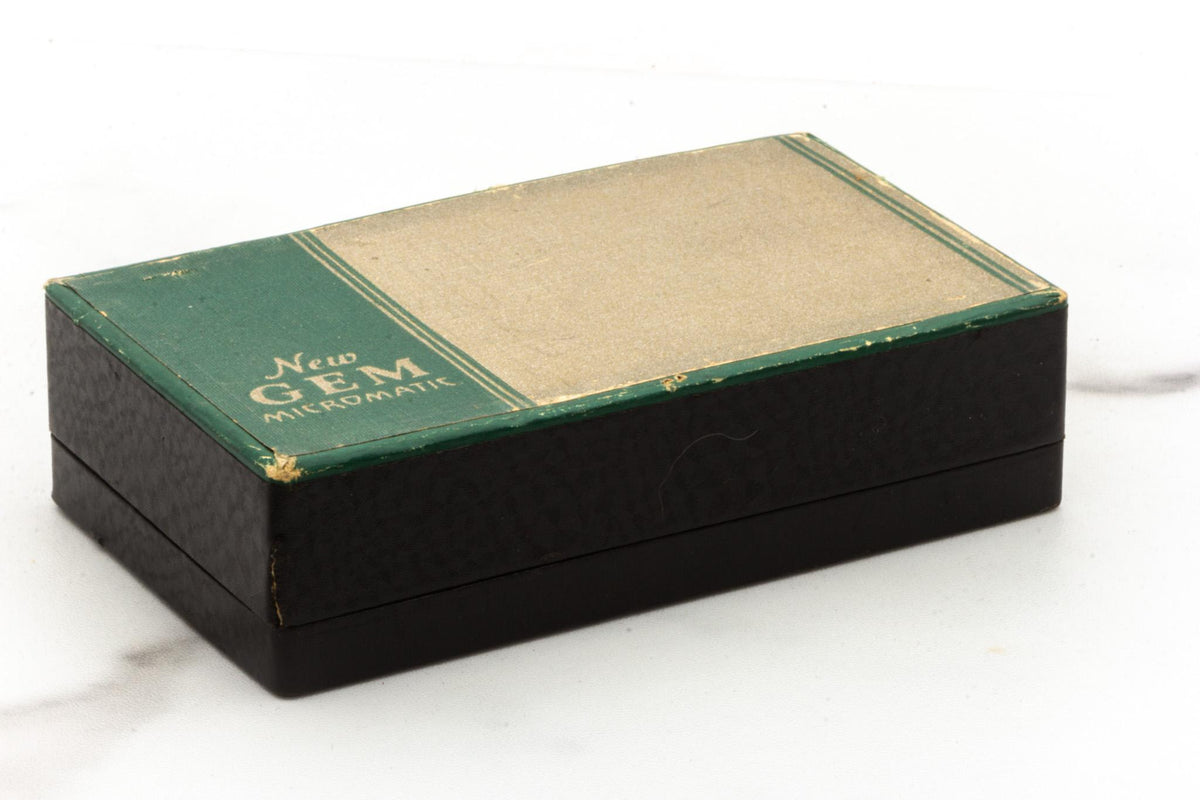 1950's Gem Micromatic Gold Single Edge Safety Razor Set | Original Condition