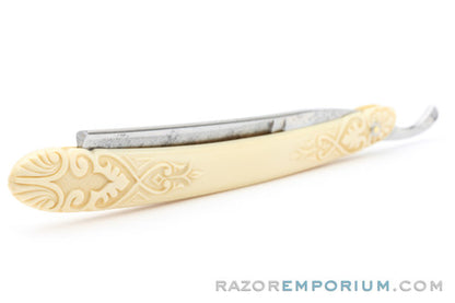5/8" Thistle Cut Co Hollow Ground | NY USA Original Scales