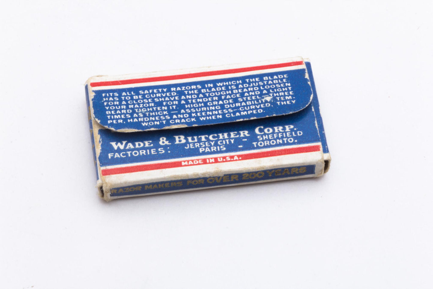 Wade & Butcher Curved Double Edge Safety Razor Baldes | New Old Stock [5]