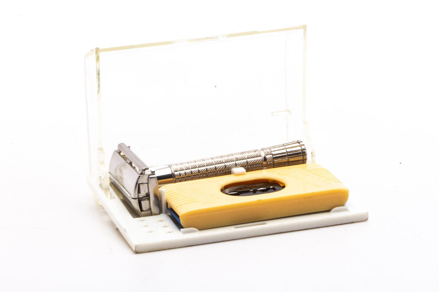 1958 D3 Gillette Flare Tip Super Speed Safety Razor Set | Original Condition