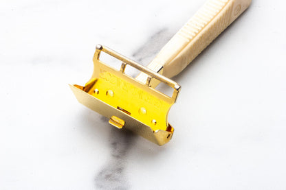 1950's GEM G-Bar Gold Single Edge Safety Razor | Original Condition