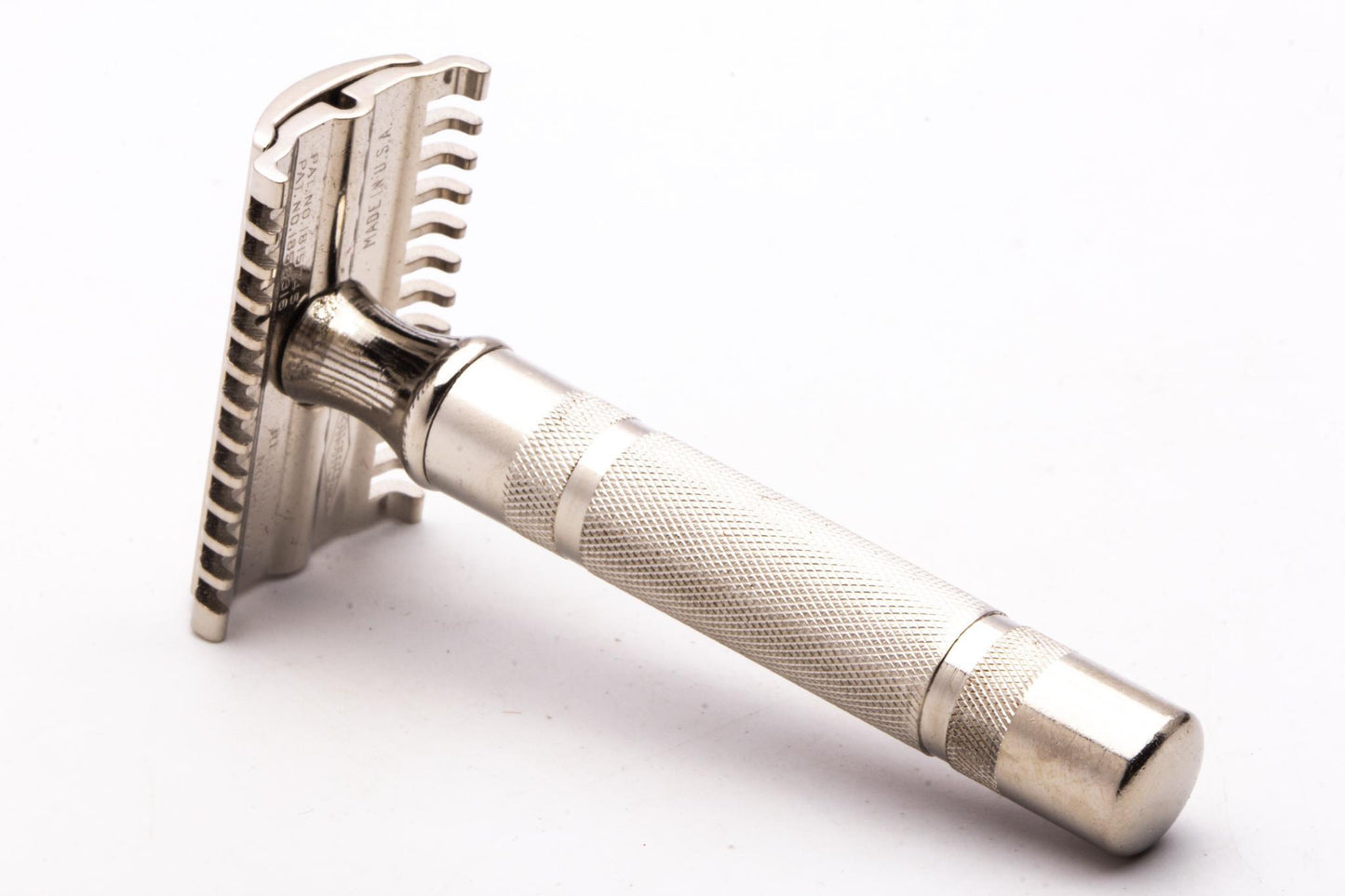 1930s Gillette 'NEW' Long Comb Common Bar Double Edge Safety Razor Set | Original Condition