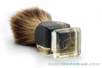 Opal B-498 Pure Badger Shaving Brush - 19mm Pure Badger