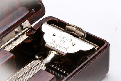 1930's Ever-Ready Single Edge Safety Razor with Case & Blade Banks | Made in England