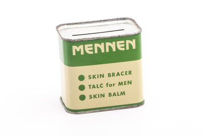 Mennen For Men | Antique Tin Blade Bank