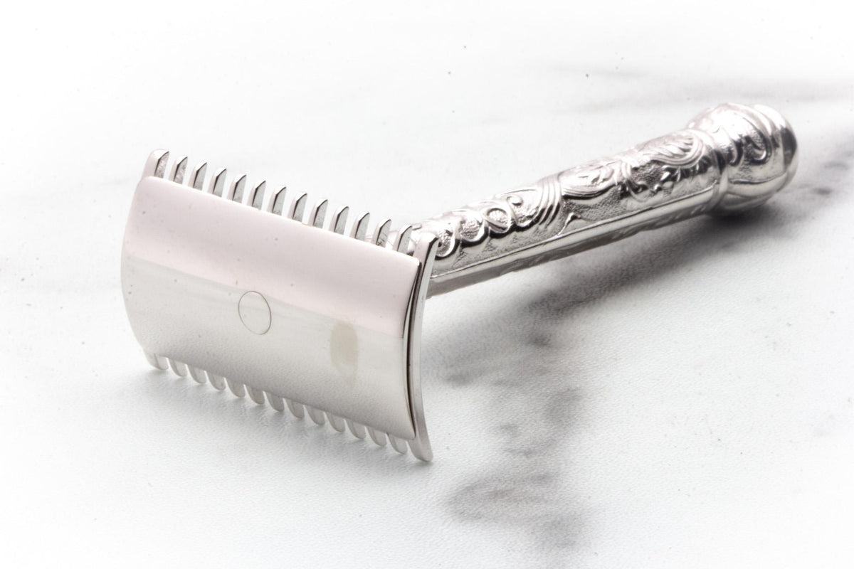 1910 Gillette ABC Pocket Empire Double Edge Razor Set | Rhodium Revamp