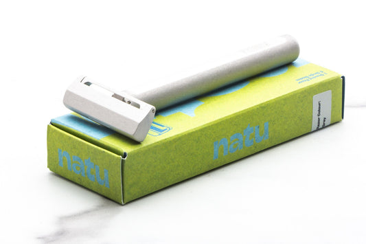 NATU | Grey Pivoting Head Single Edge Safety Razor