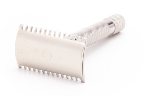 1920's Gillette Single Ring Old Type Open Comb Safety Razor | Factory Nickel Revamp