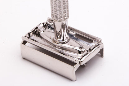 1957 C2 Gillette Flare Tip Super Speed Double Edge Safety Razor | Rhodium Revamp