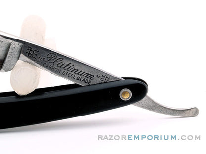 4/8" J.A. Henckels Twin Works #401 "Platinum" Straight Razor | Solingen, Germany
