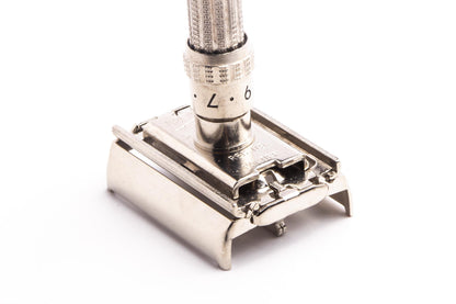 1964 L1 Gillette Slim Adjustable Double Edge Safety Razor Set |  Original Condition