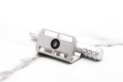 Ayslworth Razor | APEX-AL Double Edge Safety Razor - Aircraft Silver Predator