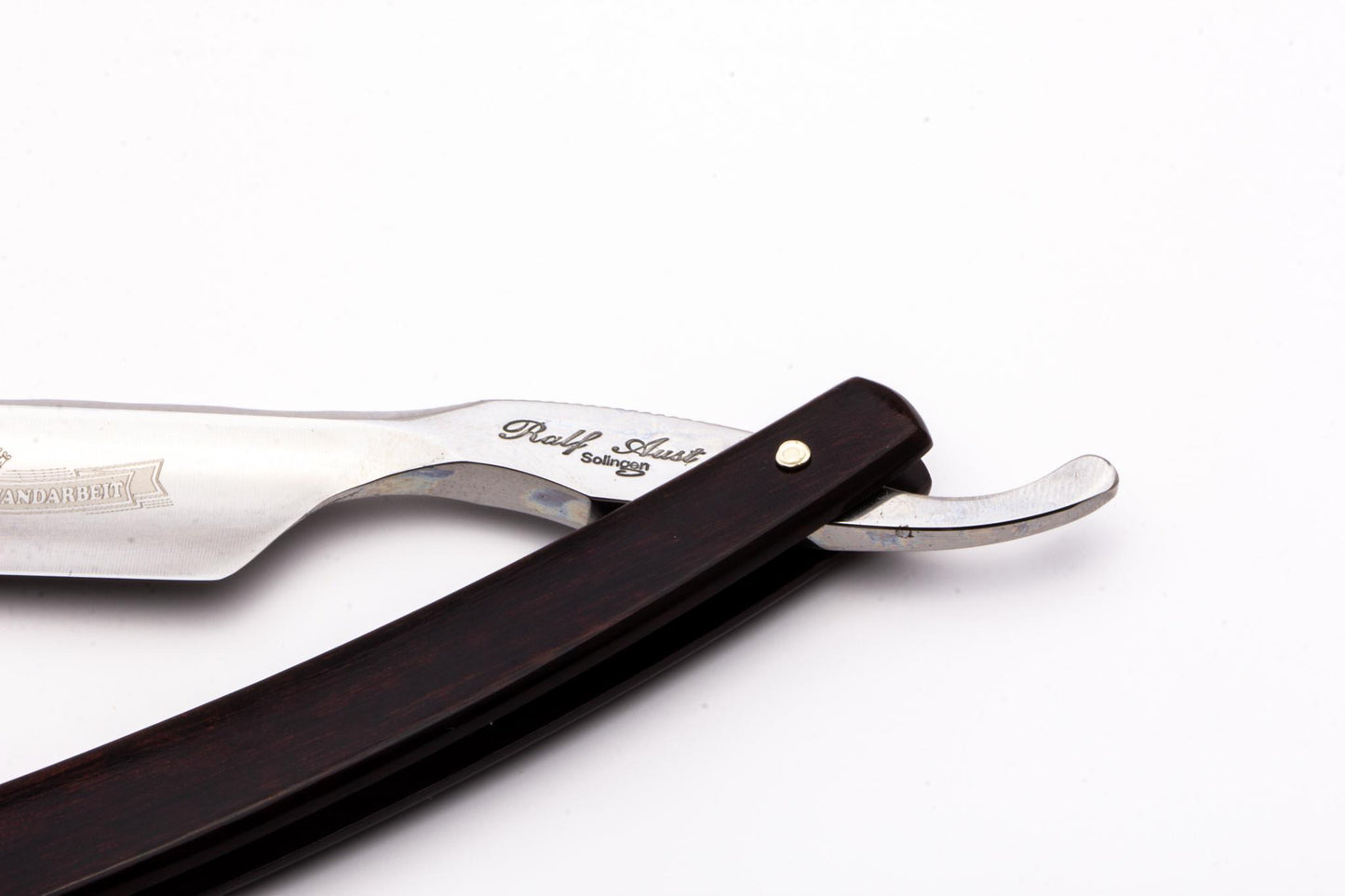 6/8" Ralf Aust American Tip  Straight Razor with Jimps| Used