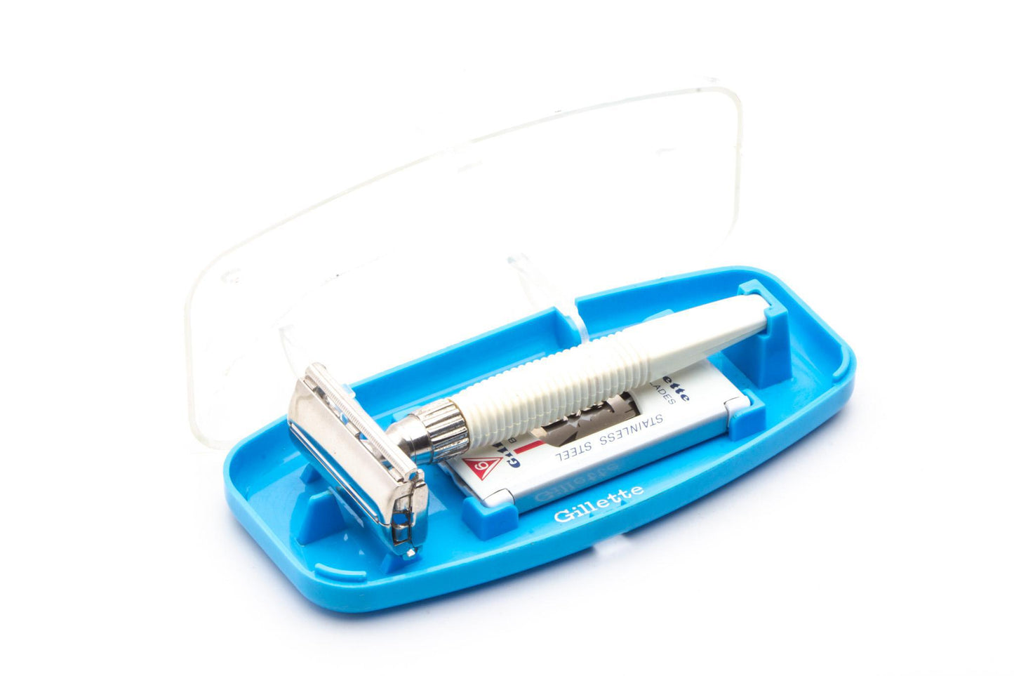1980's Gillette Slim Twist Double Edge Safety Razor Set| Original Condition