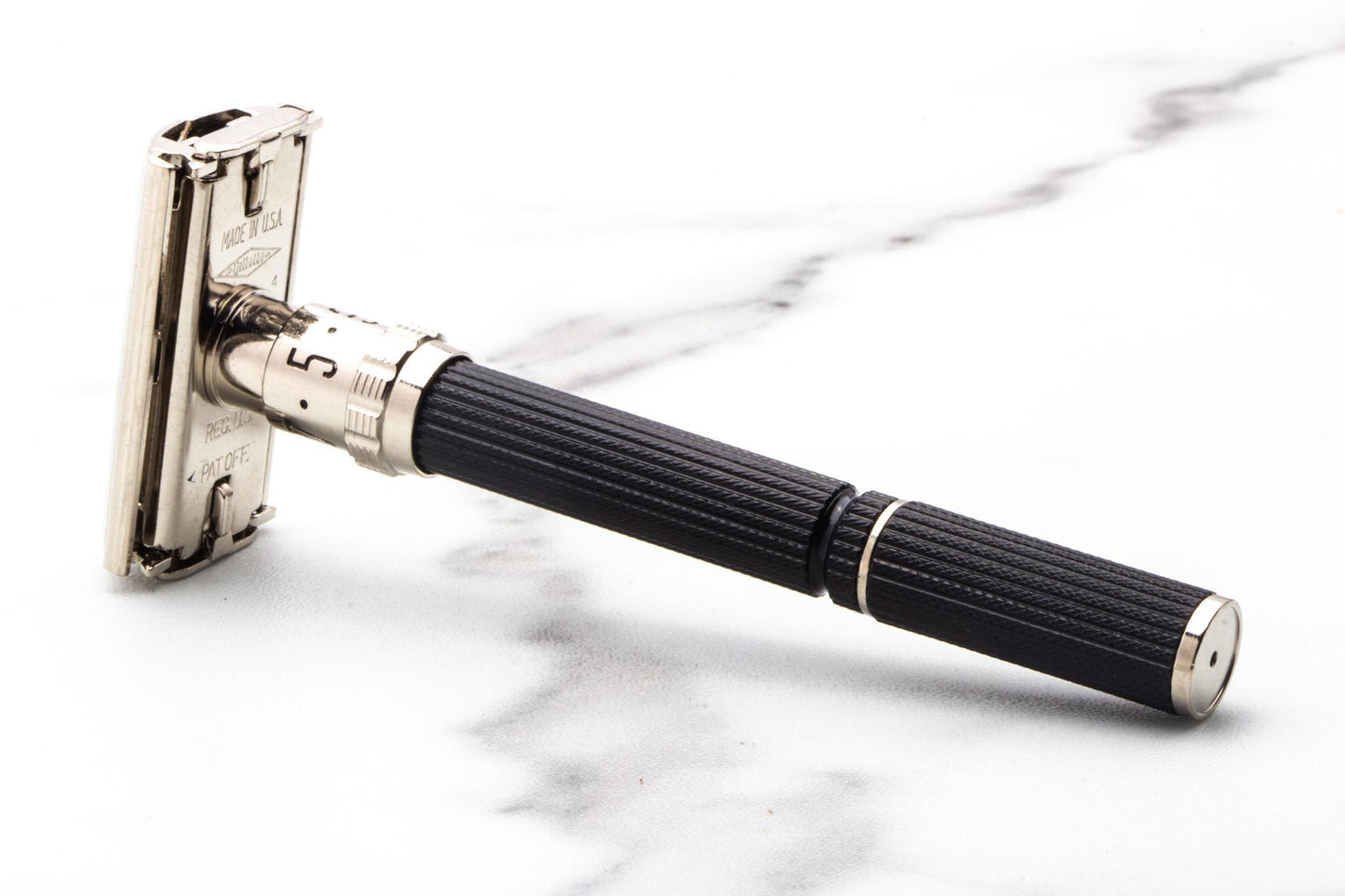 1973 T4 Gillette Super 109 Adjustable Double Edge Safety Razor | Factory Nickel Revamp