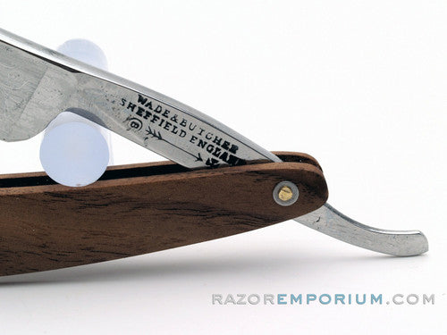 11/16" Wade & Butcher Straight Razor w/ Black Walnut Scales | Sheffield, England