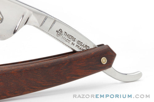6/8" Thiers-Issard Hollow Ground Stamina Wood Straight Razor