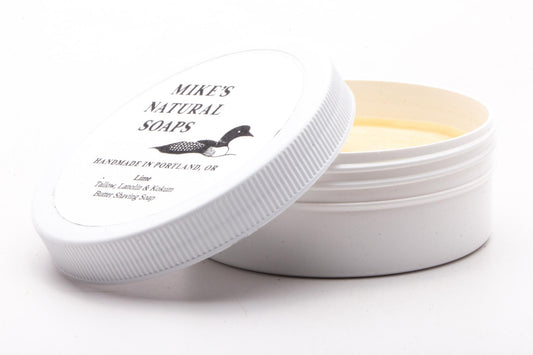 Mike's Natural Soap | Lime Shaving Soap