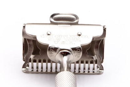 1920's Gem Single Edge Safety Razor | Factory Nickel Revamp
