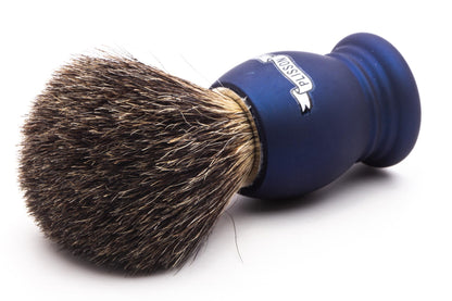 Plisson 1808 |  Night Blue Essential Russian Gray Badger Shaving Brush