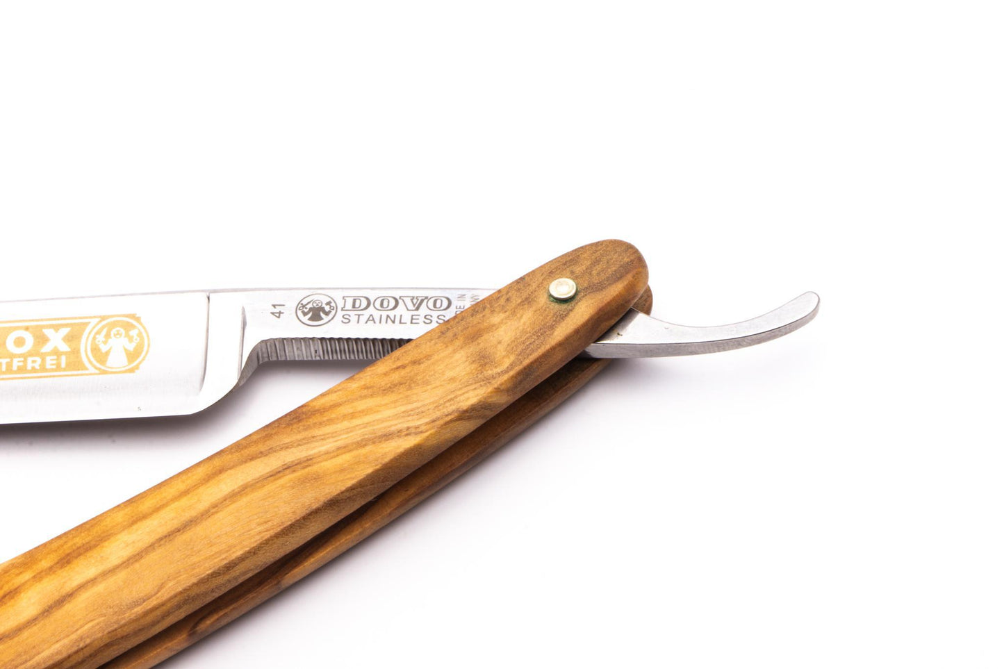 5/8" Dovo 'INOX' Olive Wood Straight Razor | Used