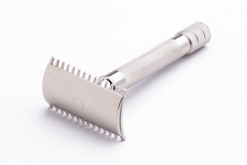 1919 Gillette Single Ring Old Type Safety Razor | Factory Nickel Revamp