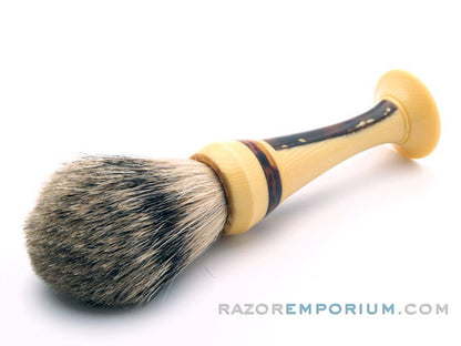 Vintage Restored Badger Shaving Brush art deco