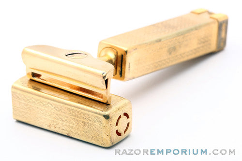 1930's Schick Type C3 Gold Repeating Injector Razor