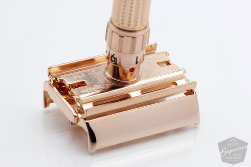 Gillette 1960 F4 Toggle Adjustable DE Safety Razor | Rosegold Revamp