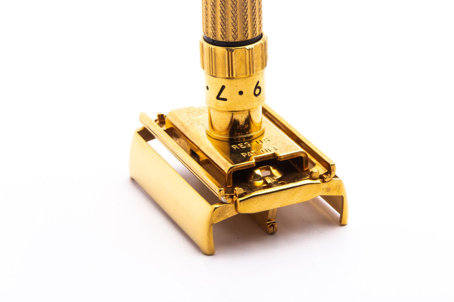 1961 G1 Gillette $1.95 Fatboy Double Edge Safety Razor | 24K Gold Revamp