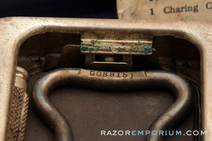 1940's Rolls Razor "Popular" Model Safety Razor in Red Case