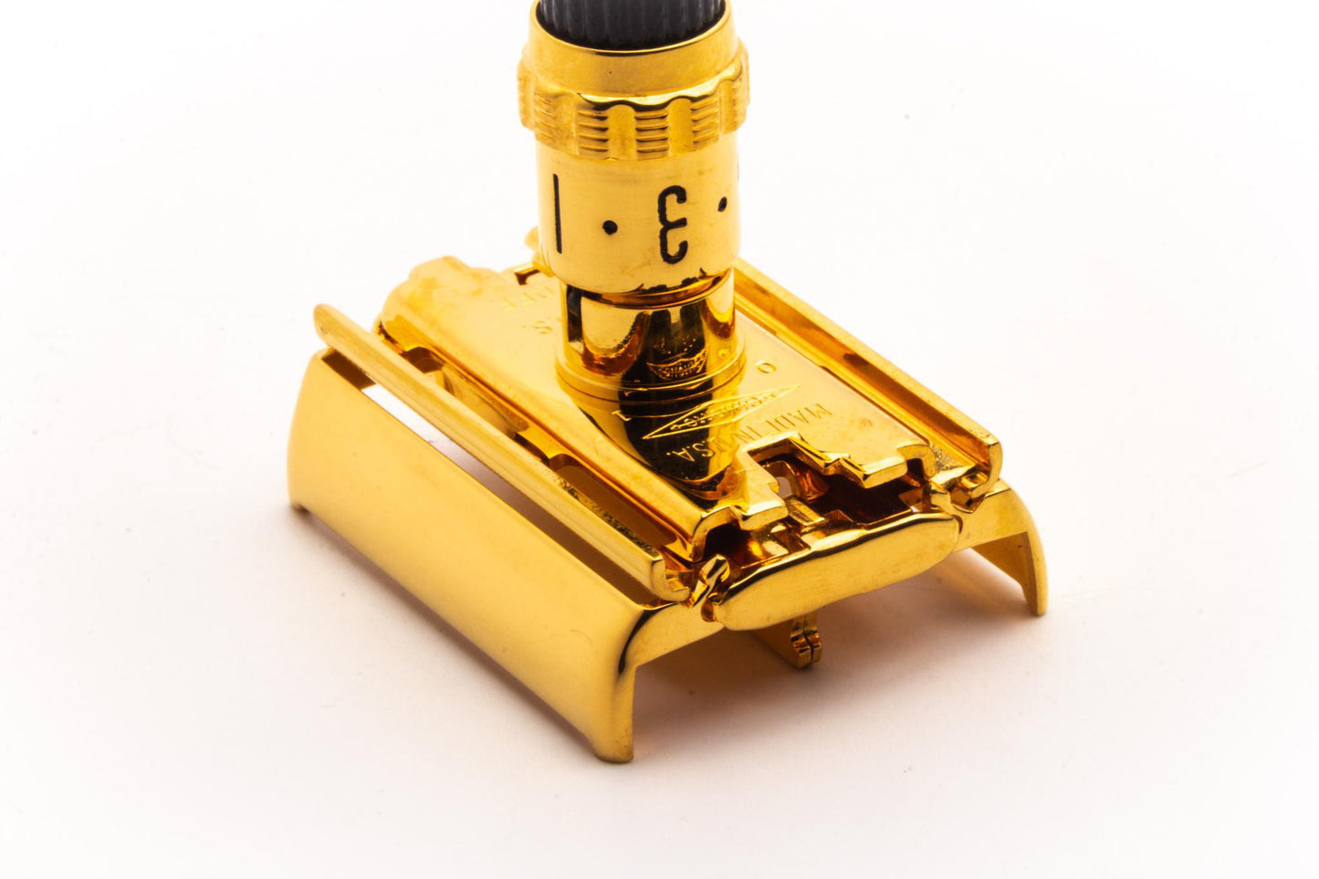1971 Q1 Gillette Super Adjustable 109mm Double Edge Safety Razor | 24K Gold Revamp