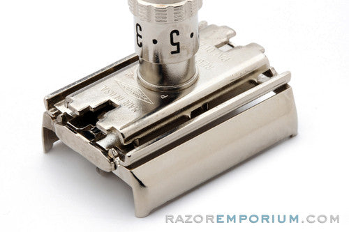 1970 Gillette Super Adjustable 84 Double Edge Safety Razor P2 - Nickel Revamp