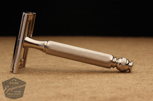 Gillette 1930's Ball End Tech Safety Razor * Nickel REVAMPED
